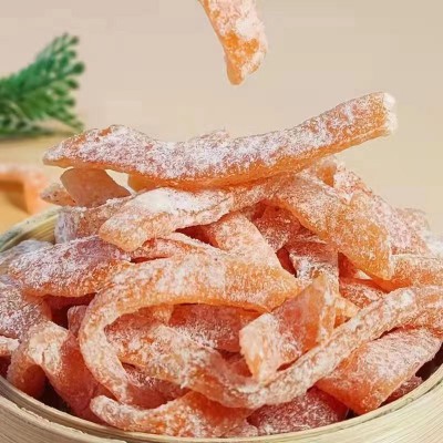 盐津九制陈皮健胃消食办公休闲小零食果脯蜜饯散装橘子皮儿童零食图3