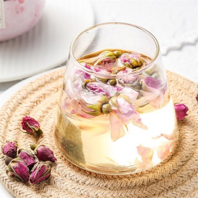 金唐 平阴玫瑰35g 重瓣红玫瑰金边玫瑰花干无硫大朵茄泡水养生图3