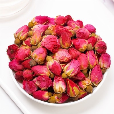 金唐 平阴玫瑰35g 重瓣红玫瑰金边玫瑰花干无硫大朵茄泡水养生图5