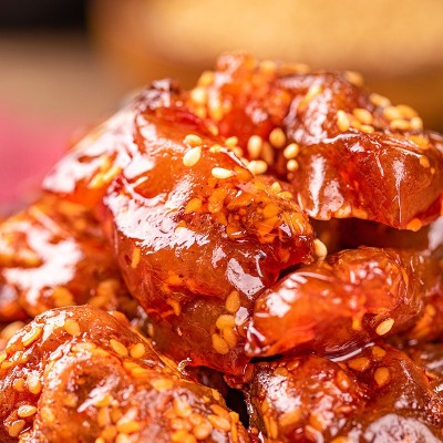 【一件代发】内蒙古水晶牛筋熟食独立包装办公室零食特产开袋即食图2