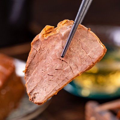 【工厂一件代发】内蒙古五香酱牛肉熟食卤味牛腱肉干即食特产200g图4
