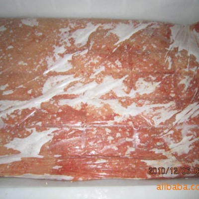 供应骨肉分离鸡架肉泥 过年炸丸子肉泥 新鲜批发饭店肉馅肉泥图4