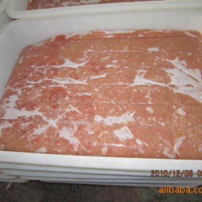 供应骨肉分离鸡架肉泥 过年炸丸子肉泥 新鲜批发饭店肉馅肉泥图3