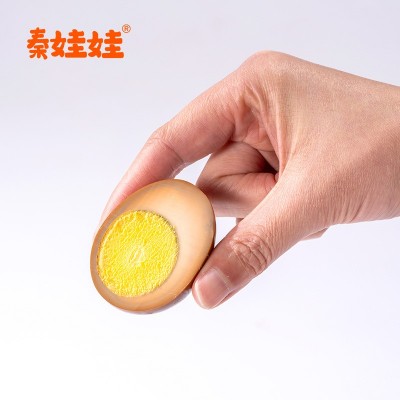 秦娃娃卤蛋带汁去壳五香卤鸡蛋10枚装商业即食卤味熟鸡蛋工厂批发图4