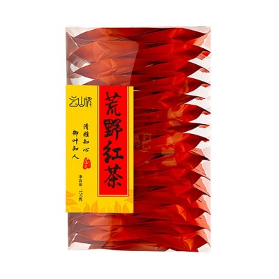 荒野小种红茶浓香礼盒装高山工夫花香厂家批发泡袋云山情图5