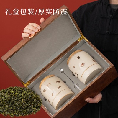 龙井茶2023新茶明前茶叶特级绿茶280g礼盒装自己喝过节送礼送长辈图2