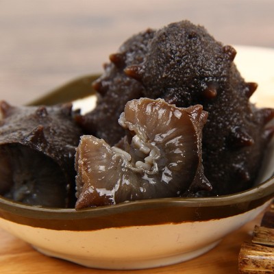 即食海参仙鹭岛工厂现货批发代发大连渤海湾鲜活海参开袋即食500g图3