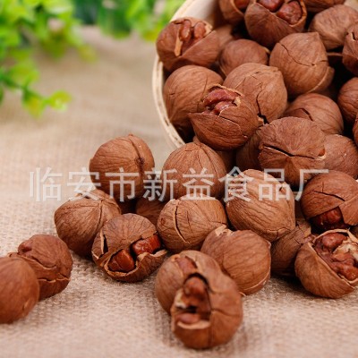 新货坚果休闲零食品 大籽手剥山核桃250g/罐装 临安特产零食年货图4