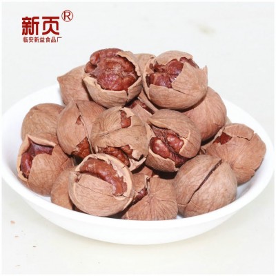 新货手剥山核桃休闲零食 临安特产干炒货小核桃10斤/箱批发年货图4