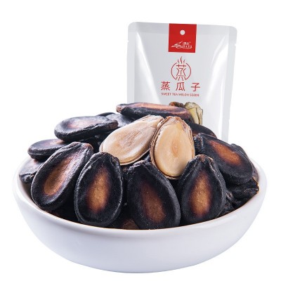 沙土喝茶湿瓜子水煮五香黑西瓜子咸味蒸瓜子258g*8袋装休闲食品图3