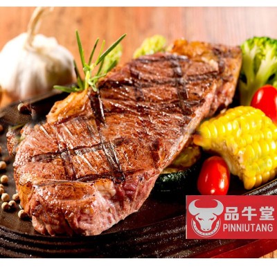原肉整切西冷牛排雪花牛排冷冻西冷眼肉自助西餐儿童牛排150g图2