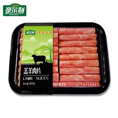 原切涮烤火锅食材羊肉片 厂家供应肥羊肉片 现货批发羊肉牛肉卷图4