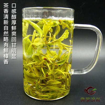 云南绿茶2023年新茶清香型高山云雾明前春茶普洱滇绿毛峰白毫茶叶图5