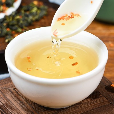 桂花乌龙茶浓香型窨制桂花茶特级铁观音冻顶高山茶叶罐装送礼500g图2