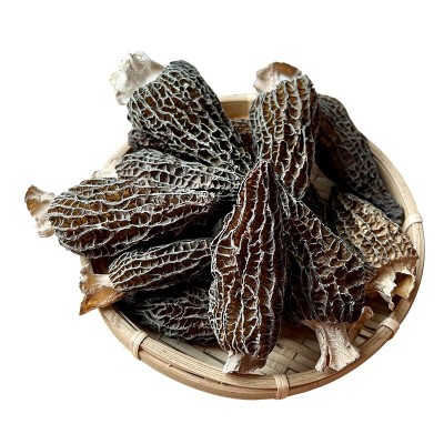 【羊肚菌】头茬剪柄干羊肚菌菌中皇后 食用菌煲汤干货500g批发图4