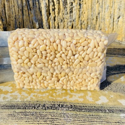 俄罗斯新货大兴安岭野生雪松仁原味未坚果零食偃月饼馅料250克真图5