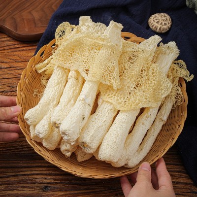 干货古田竹荪 50g包装净重产地批发长裙竹笙 不熏硫竹荪蛋 竹荪杆图2