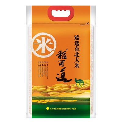东方粮仓工厂直供稻可道臻选东北大米当季新米5kg圆粒米 现货批发图5