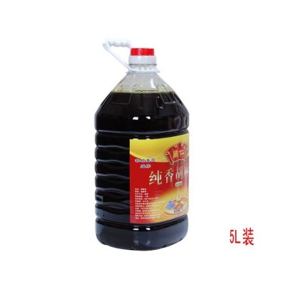 纯香胡麻油 炒熟炒香传统压榨亚麻籽油 食用油图2