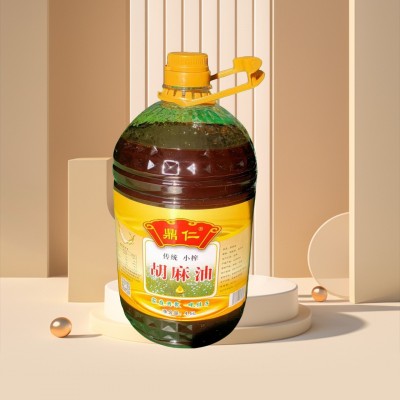 胡麻籽黄芥籽熟榨胡麻油 山西胡麻黄芥油净含量4.5L图2