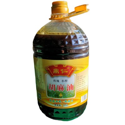 胡麻籽黄芥籽熟榨胡麻油 山西胡麻黄芥油净含量4.5L图3