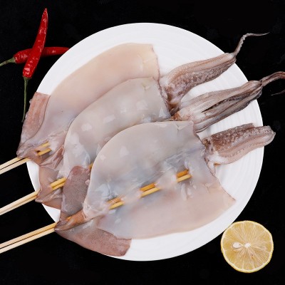 社区团购专供工厂直供新鲜鱿鱼串冷冻深海海鲜火锅食材批发10斤图3