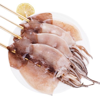 社区团购专供工厂直供新鲜鱿鱼串冷冻深海海鲜火锅食材批发10斤图5