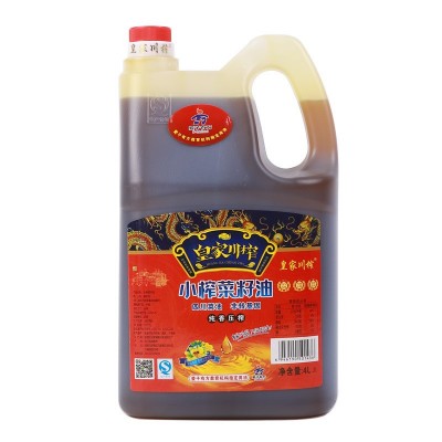四川小榨菜籽油厂家直供物理压榨純香菜籽油4L植物食用油批发图5