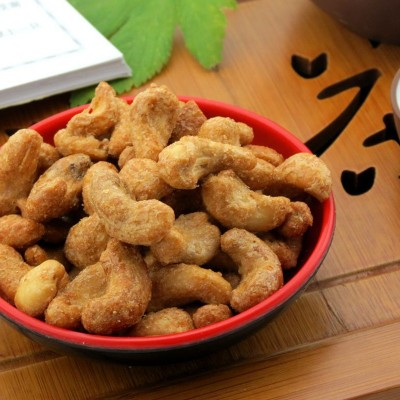 百分果大量供应 炭烧腰果袋装210g 坚果炒货进口休闲零食一件代发图3