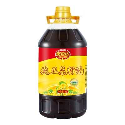 聚香达纯正菜籽油5L非转基因香味浓郁食用油源头厂家批发价图4