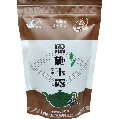 恩施玉露茶绿茶新茶春茶明前蒸青浓香型高山茶叶散装罐装图2