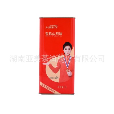 大康时代有机山茶油1L马口铁装高端送礼 厂家供应销售批发团购图4