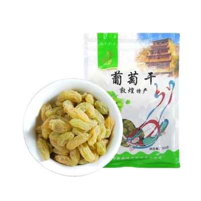 绿葡萄干敦煌特产吐鲁番葡萄干300g休闲零食新疆特产葡萄干果批发图4