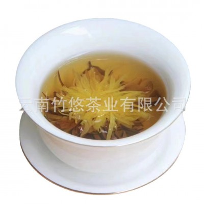 云南凤庆滇红茶菊花茶绣球龙珠茶蜜香金芽金丝皇菊手工茶现货批发图4