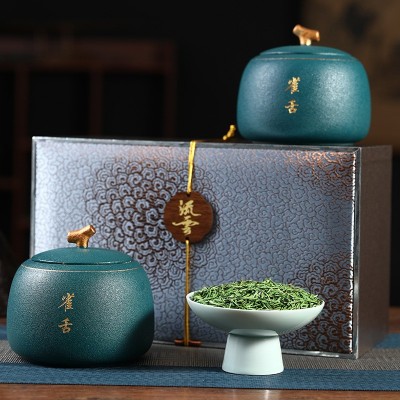 春茶明前龙井茶雀舌绿茶红茶礼盒装高档礼品茶叶图1