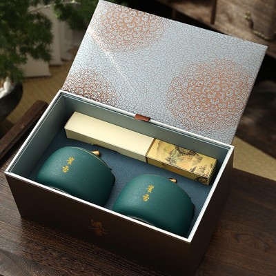 春茶明前龙井茶雀舌绿茶红茶礼盒装高档礼品茶叶图2