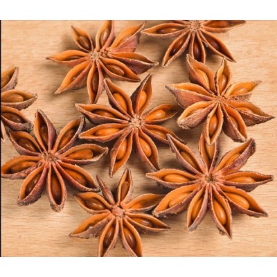 贯垄不带柄八角Star Anise新货无硫大料大茴香卤肉火锅调味料佐料图3