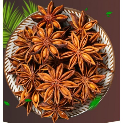 贯垄不带柄八角Star Anise新货无硫大料大茴香卤肉火锅调味料佐料图5