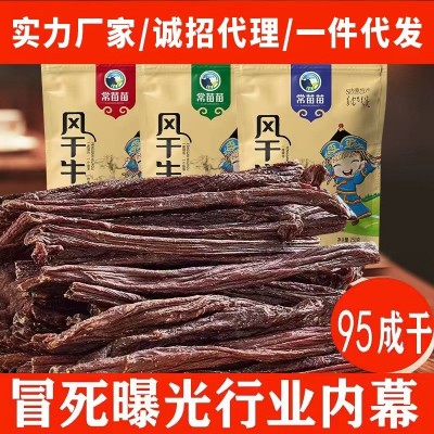 【真牛肉】风干牛肉干内蒙古手撕景区地摊展会网红零食品厂家批发图2