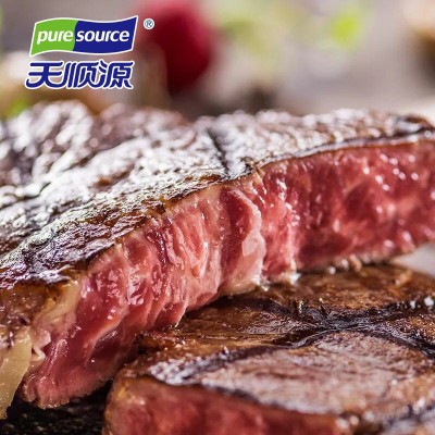 天顺源雪花牛排家庭装4片含菲力西冷眼肉早餐牛扒含黑椒酱包图4