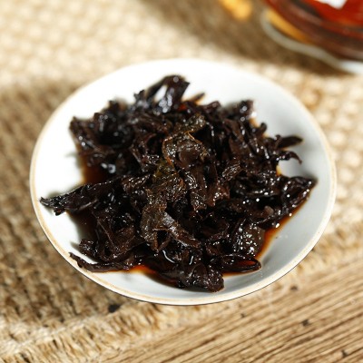批发 云南普洱茶叶勐海普洱熟茶七子饼茶南糯山 宫廷一口料357g图5