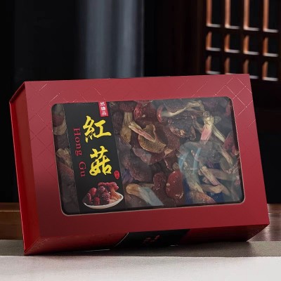红菇500g礼盒装精选武夷山正红菇山珍干货滋补品节日礼品图3