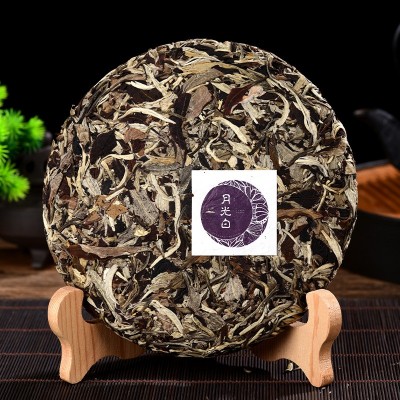 云南白茶批发月光白饼茶月光美人茶叶景谷大白茶七子饼清甜香357g图2