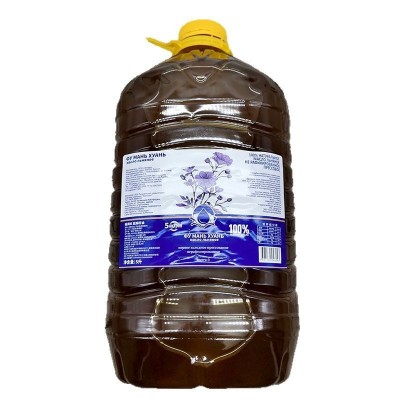 俄罗斯进口福满欢亚麻籽油5L一桶食用油炒菜烹饪凉拌家庭油图4