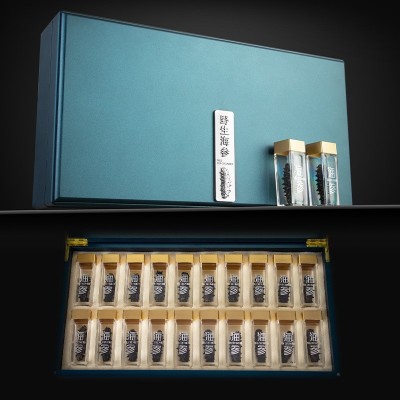 大连淡干海参干货礼盒装批发深海辽刺参水产海鲜干货礼盒一件代发