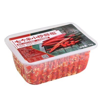 七个半小炒鲜椒免切小米辣特辣重辣小红辣椒朝天椒商用半成品食材图4