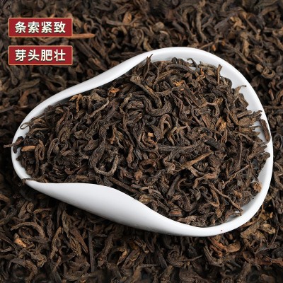 批发云南普洱熟茶正味熟茶普洱散茶勐海500克普洱茶散茶路氏茶业图5