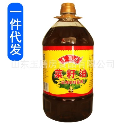 玉膳房5升压榨非转基因菜籽油小榨二级浓香菜籽油食用油粮油批发图2