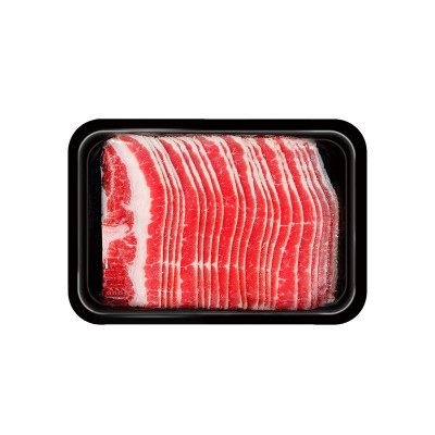 纽派悦享M5级谷饲谷饲后胸肥牛片/牛肉卷非合成不拼接生鲜食材批图4