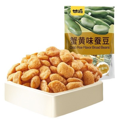 甘源蟹黄味蚕豆仁285g坚果零食每日坚果零食休闲食品小吃约20小袋图3